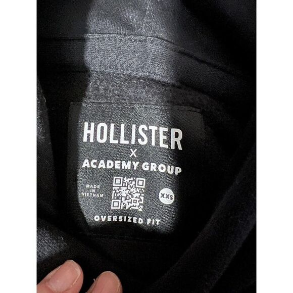 Hollister x Academy Group Honor The Past Empower The Future Black Hoodie - Picture 6 of 10